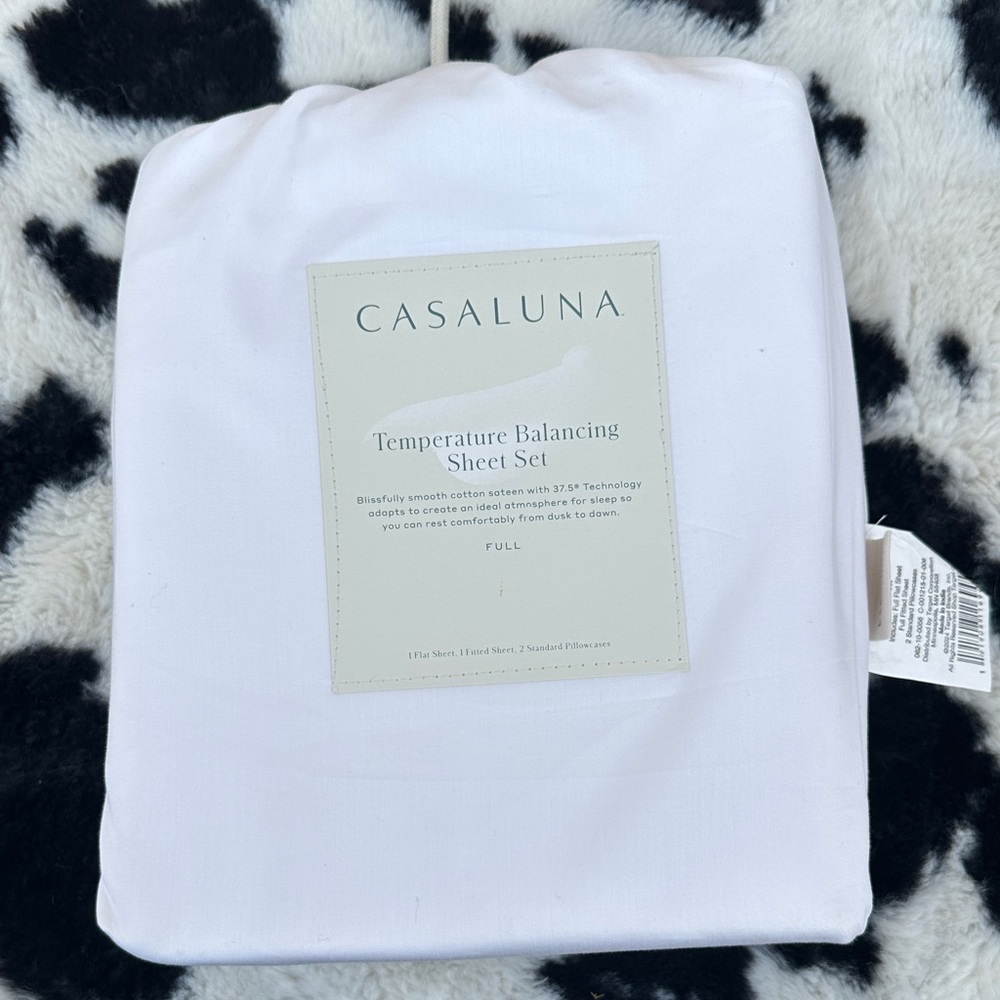 Casaluna white Temperature Balancing Sheet Set